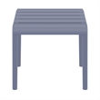 Compamia Paris Outdoor Side Table in Dark Gray finish