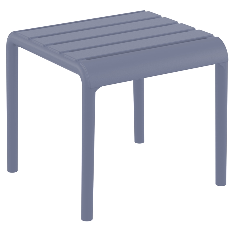 Compamia Paris Outdoor Side Table in Dark Gray finish