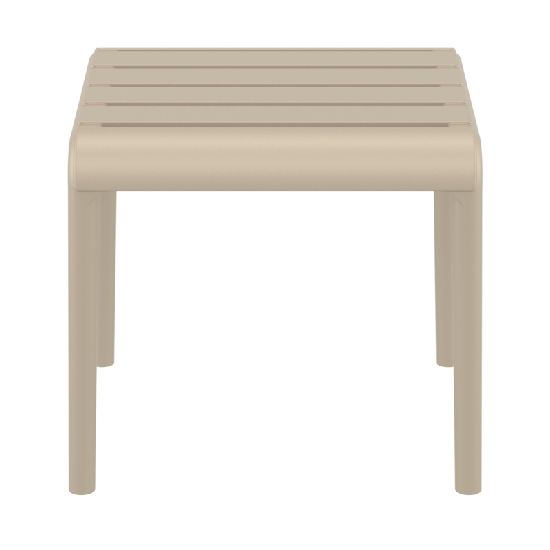 Compamia Paris Outdoor Side Table in Taupe finish