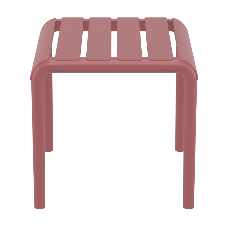 Compamia Paris Outdoor Side Table in Marsala finish
