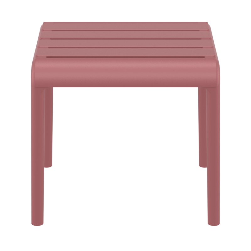Compamia Paris Outdoor Side Table in Marsala finish