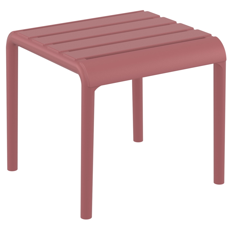 Compamia Paris Outdoor Side Table in Marsala finish