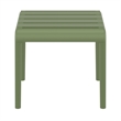 Compamia Paris Outdoor Side Table in Olive Green finish