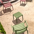 Compamia Paris Outdoor Side Table in Olive Green finish