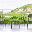 Compamia Paris Outdoor Side Table in Olive Green finish