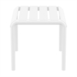 Compamia Paris Outdoor Side Table in White finish