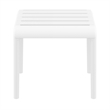 Compamia Paris Outdoor Side Table in White finish