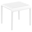 Compamia Paris Outdoor Side Table in White finish