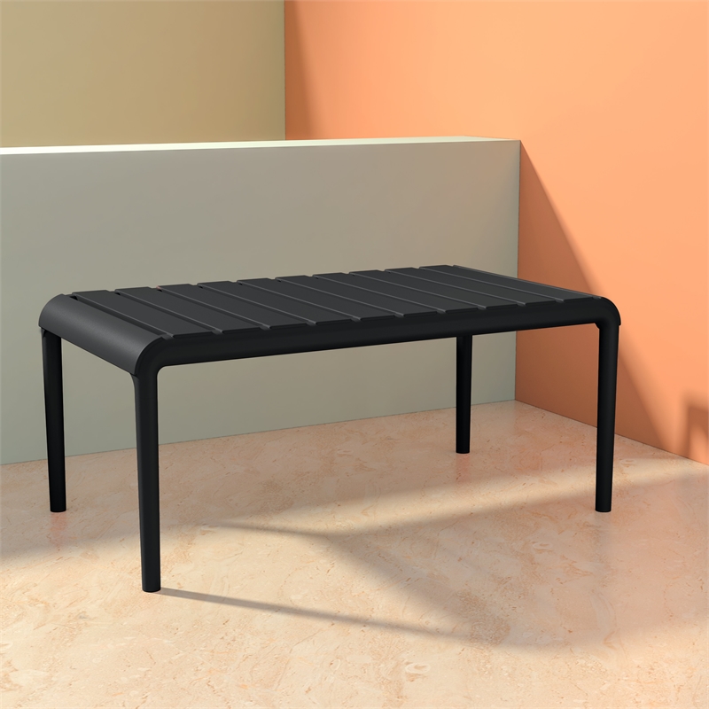Compamia Paris Outdoor Coffee Table in Black finish
