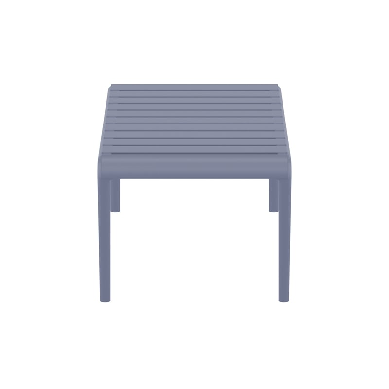 Paris Outdoor Coffee Table in Dark Gray finish
