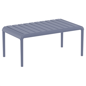 Paris Outdoor Coffee Table in Dark Gray finish