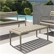 Compamia Paris Outdoor Coffee Table in Taupe finish