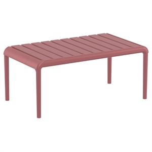 Compamia Paris Outdoor Coffee Table in Marsala finish