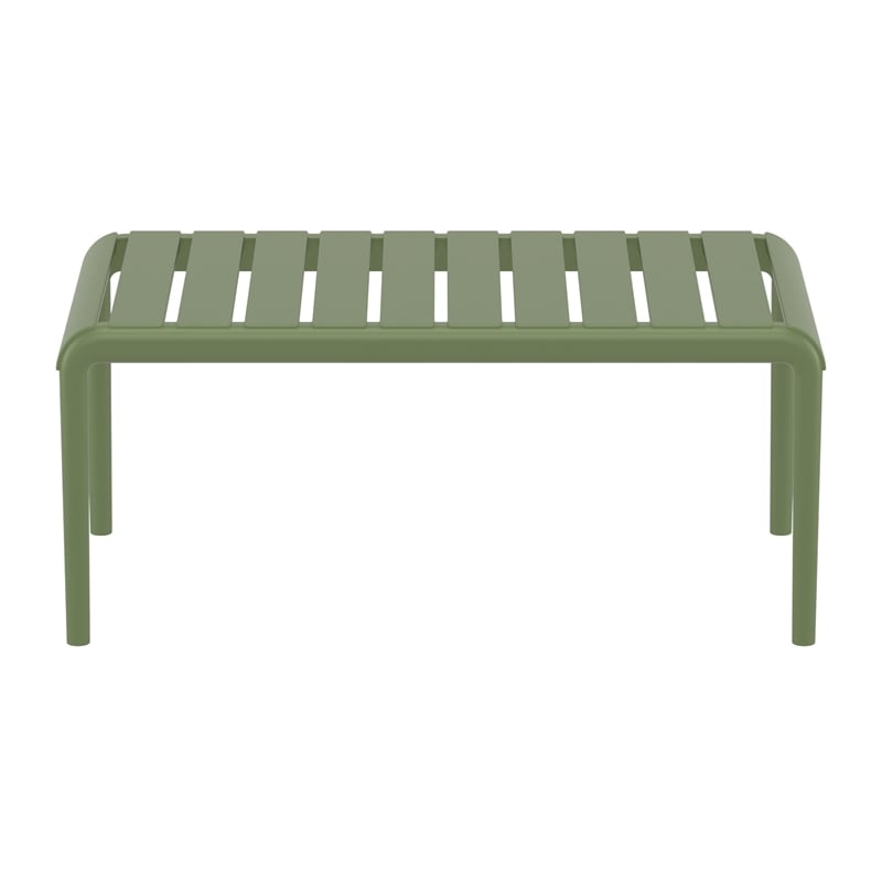 Compamia Paris Outdoor Coffee Table in Olive Green finish