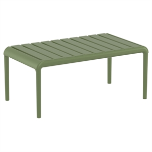 Compamia Paris Outdoor Coffee Table in Olive Green finish