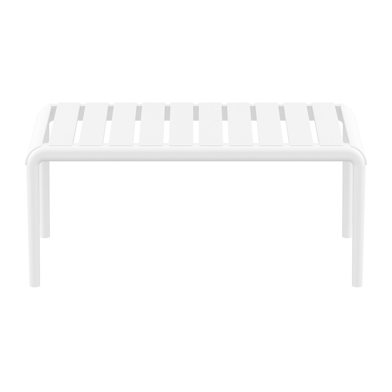 Compamia Paris Outdoor Coffee Table in White finish