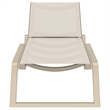 Compamia Rio Sling Chaise in Taupe Frame Taupe Sling