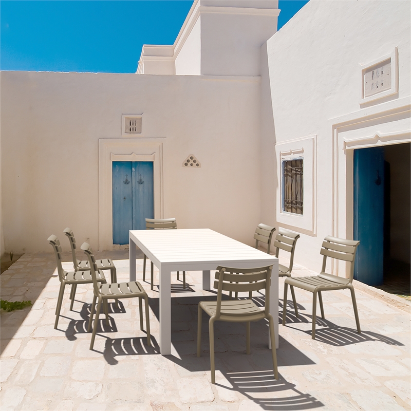 Compamia Helen Resin Outdoor Chair in Taupe