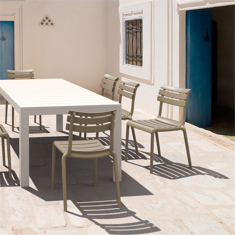 Compamia Helen Resin Outdoor Chair in Taupe