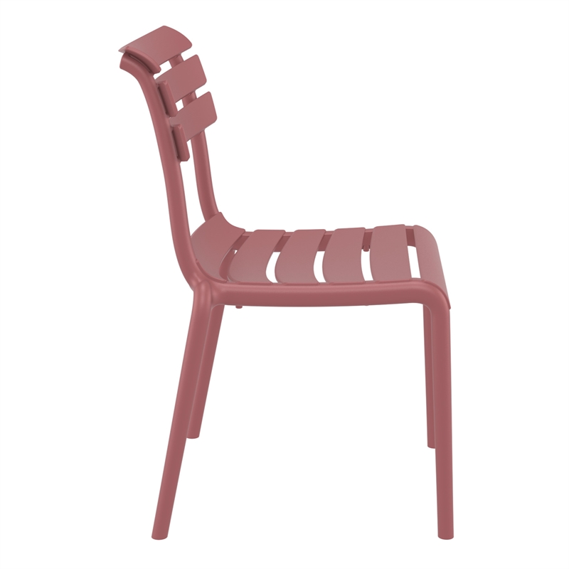 Compamia Helen Resin Outdoor Chair in Marsala Finish