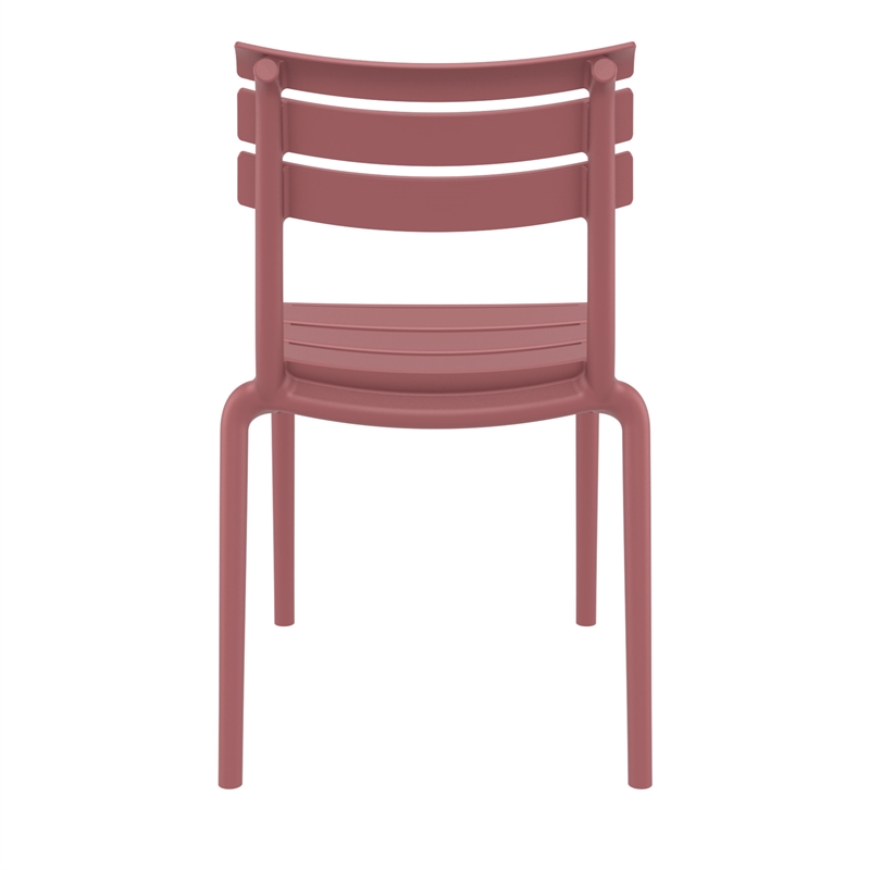 Compamia Helen Resin Outdoor Chair in Marsala Finish