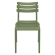 Compamia Helen Resin Outdoor Chair in Olive Green Finish