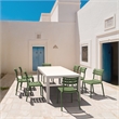 Compamia Helen Resin Outdoor Chair in Olive Green Finish