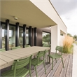 Compamia Helen Resin Outdoor Chair in Olive Green Finish
