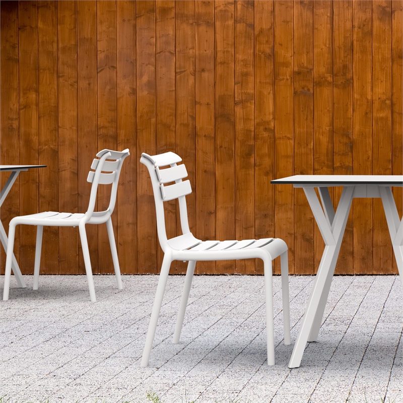 Compamia Helen Resin Outdoor Chair in White
