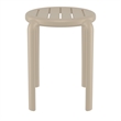 Compamia Tom Resin Dining Stool in Taupe Finish