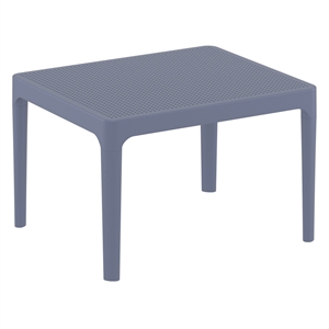Compamia 24&quot Sky Side Table in Dark Gray