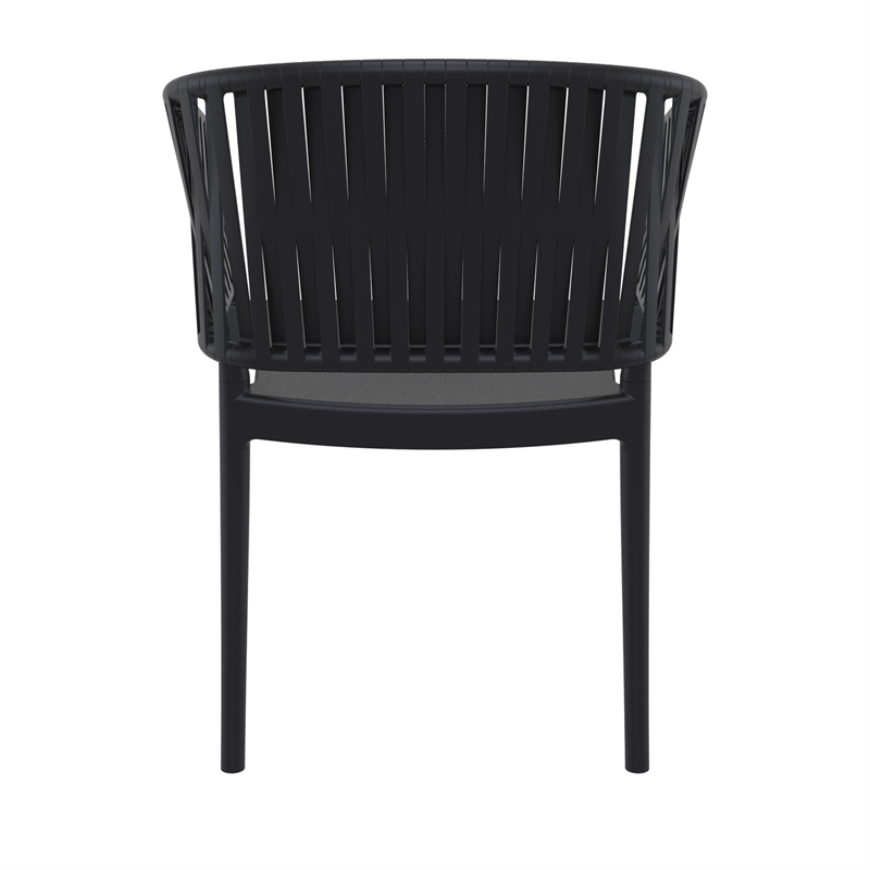 Compamia Portofino ArmChair in Black