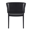 Compamia Portofino ArmChair in Black