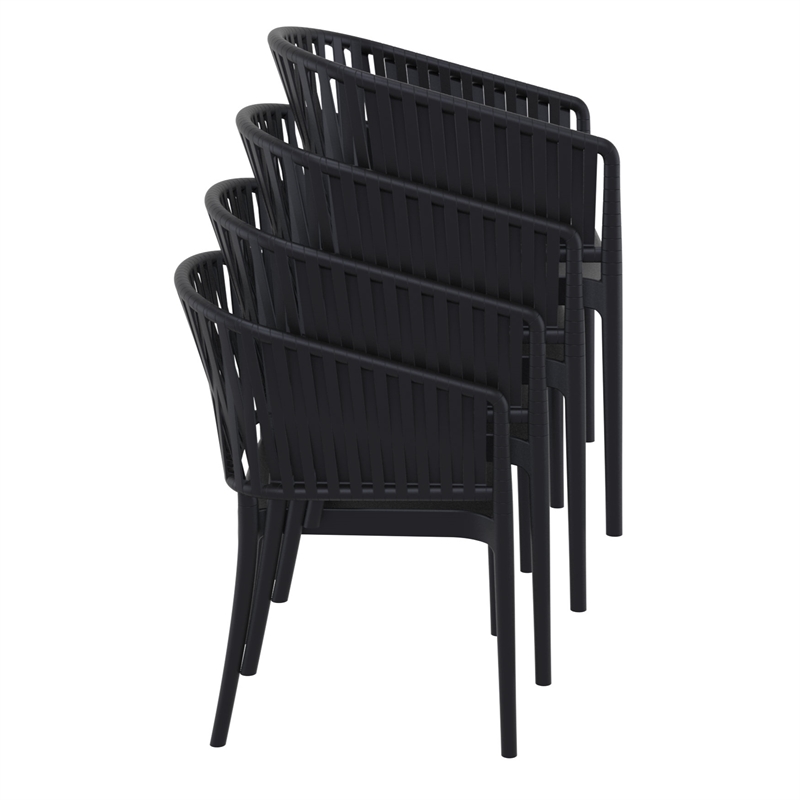 Compamia Portofino ArmChair in Black