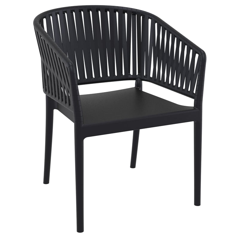 Compamia Portofino ArmChair in Black
