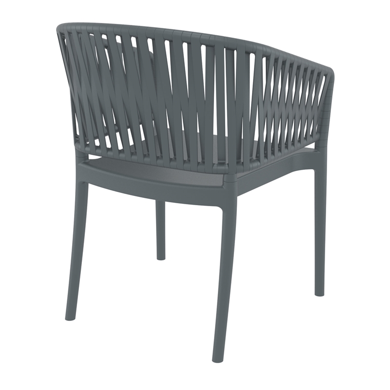 Compamia Portofino ArmChair in Dark Gray