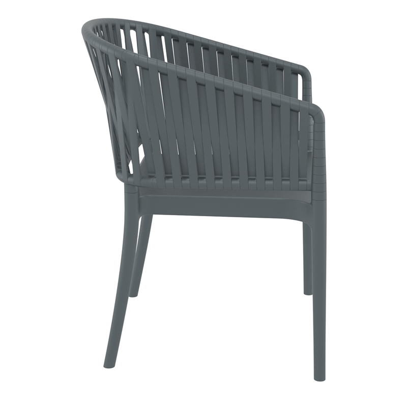 Compamia Portofino ArmChair in Dark Gray