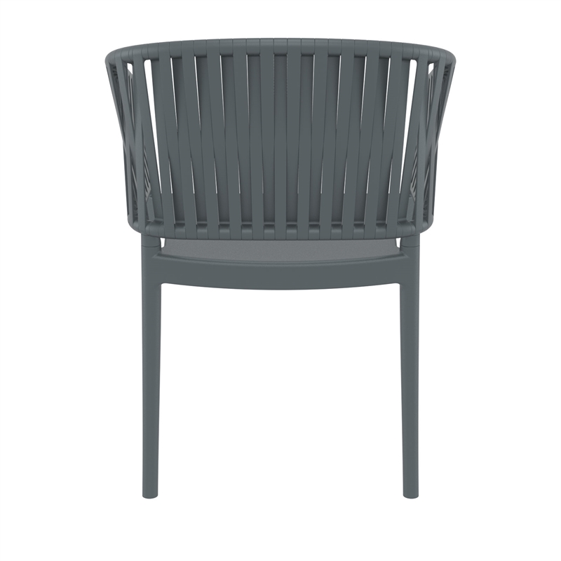 Compamia Portofino ArmChair in Dark Gray