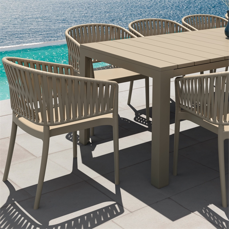 Compamia Portofino ArmChair in Taupe