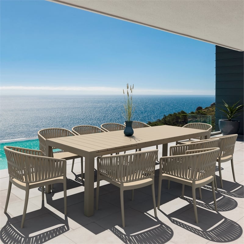 Compamia Portofino ArmChair in Taupe