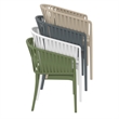 Compamia Portofino ArmChair in White-Olive Green