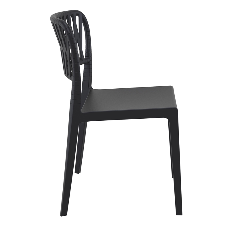 Compamia Portofino Side Chair in Black