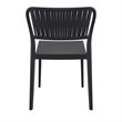 Compamia Portofino Side Chair in Black