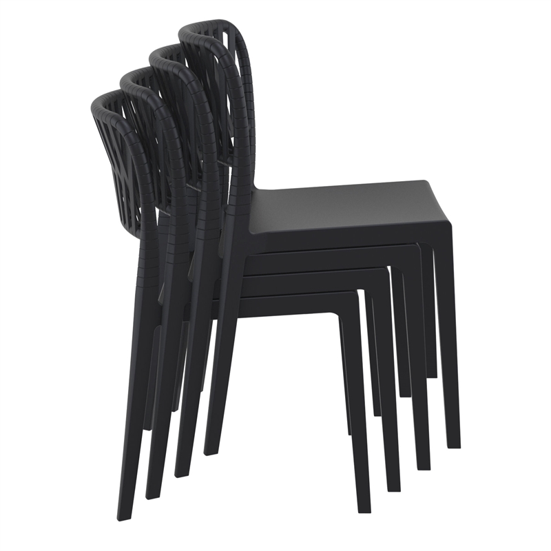 Compamia Portofino Side Chair in Black
