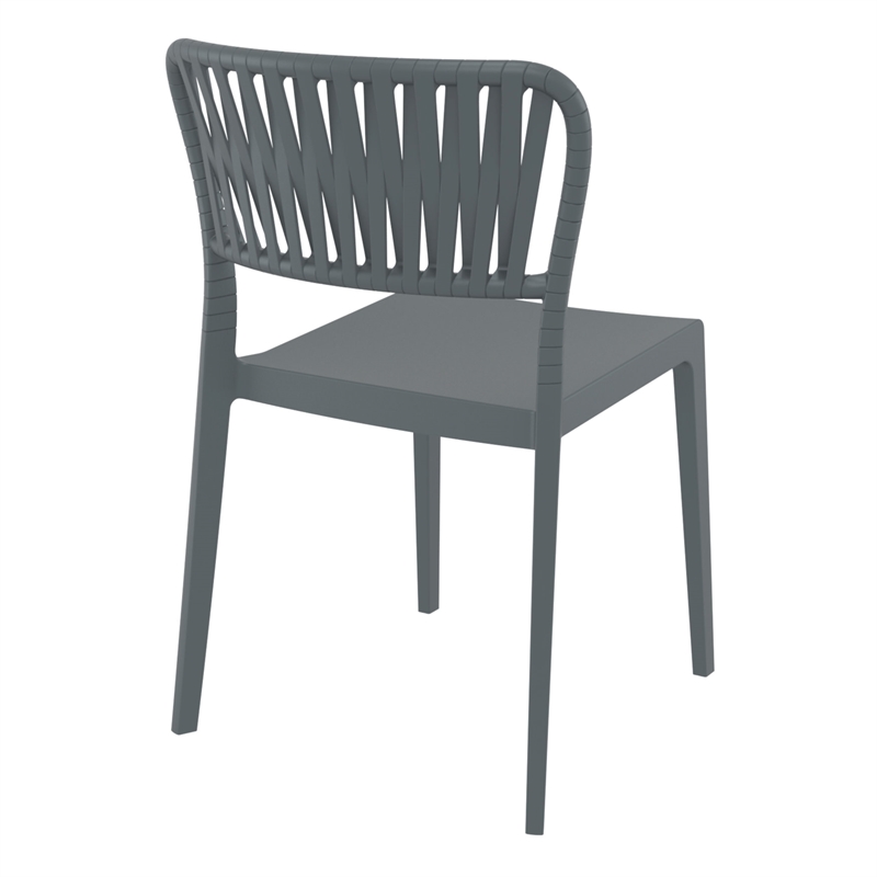 Compamia Portofino Side Chair in Dark Gray