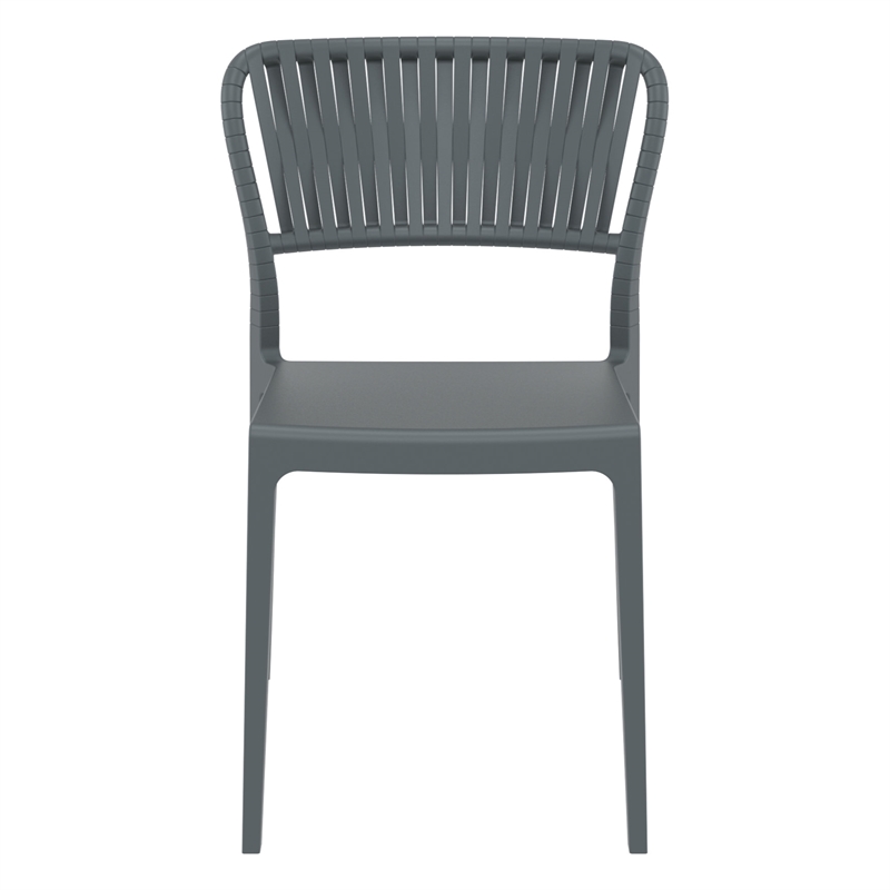 Compamia Portofino Side Chair in Dark Gray