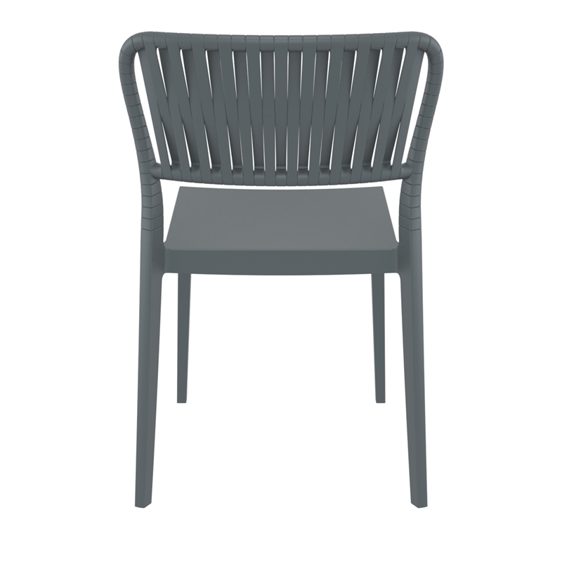 Compamia Portofino Side Chair in Dark Gray