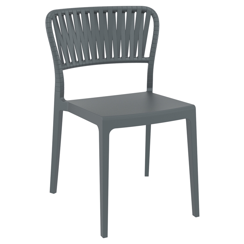 Compamia Portofino Side Chair in Dark Gray