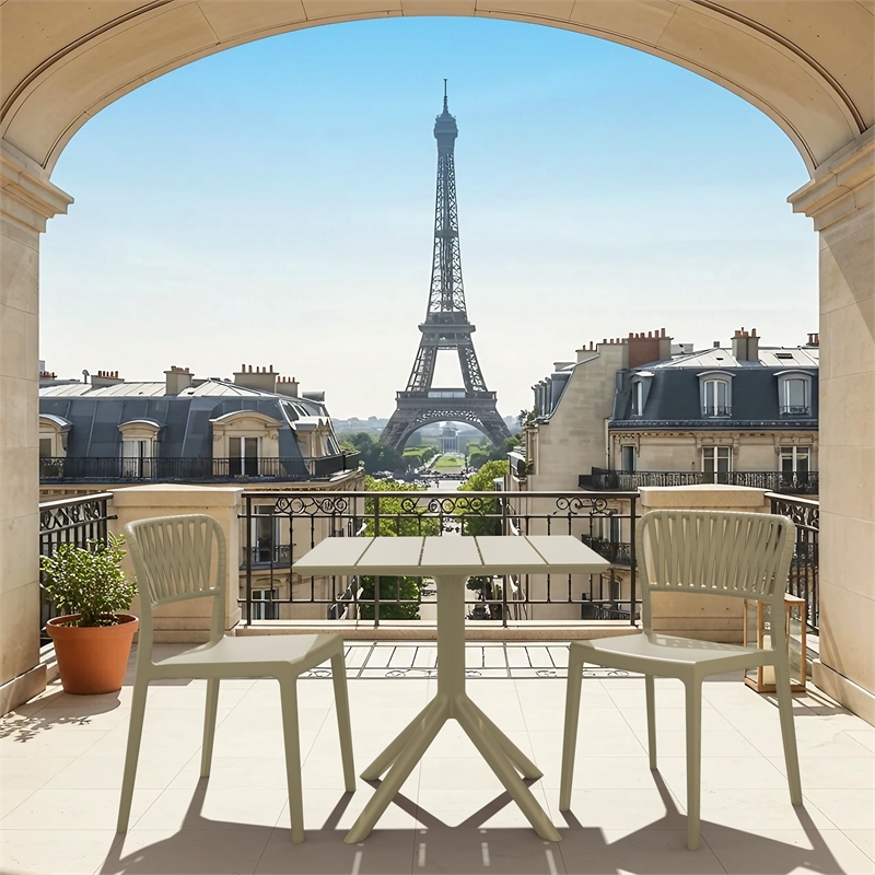 Compamia Portofino Side Chair in Taupe