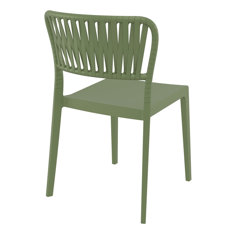 Compamia Portofino Side Chair in Olive Green